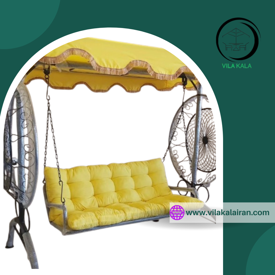 تاب ویلایی فلزی مدل گلبرگ تاب ویلایی فلزی مدل گلبرگ